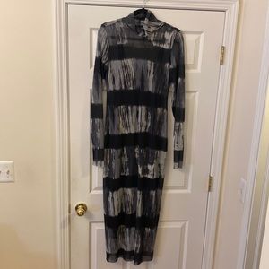 AFRM Black/ White and Gray Mesh Dress!!!